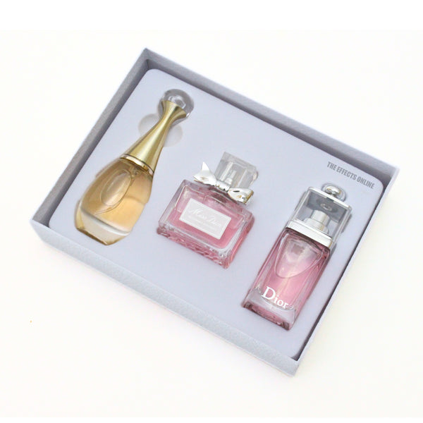 Dior Perfume Set of 3 Best Gift The Effect Online