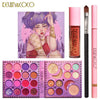 Kevin Coco 28 Color Palette Set with Lip Gloss + Brush