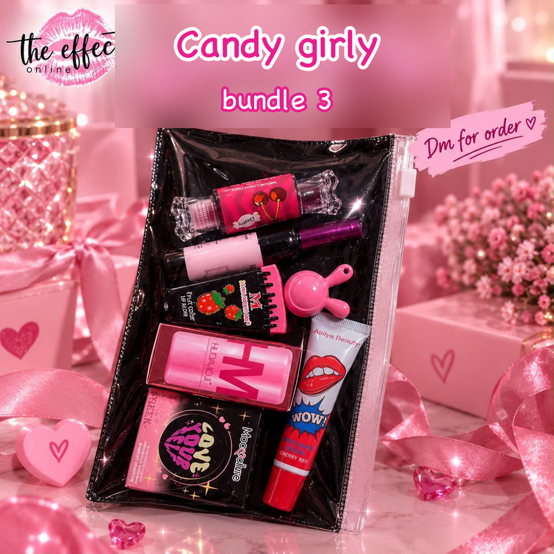 Candy Girly Bundle 3 — Deluxe 7-in-1 Glam Pouch