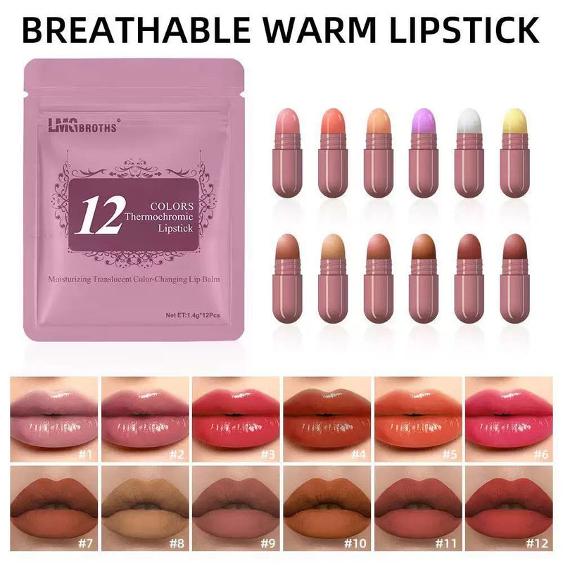 LMG Broths 12 in 1 Capsule Lipstick Set
