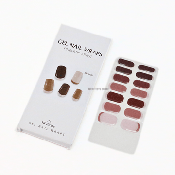Multi Color Gel Nails Wraps with UV light