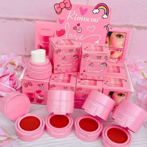 Rimocoo Heart Blush – Sweet, Radiant Flush for Every Look