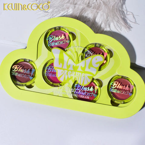 Kevin&Coco 6-COLOR FLAWLESS FLUSH CREAM BLUSH