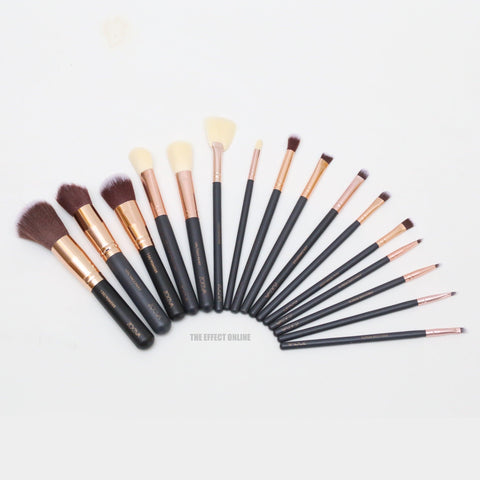 Zoeva 16 Piece Makeup Brushes With Pouch