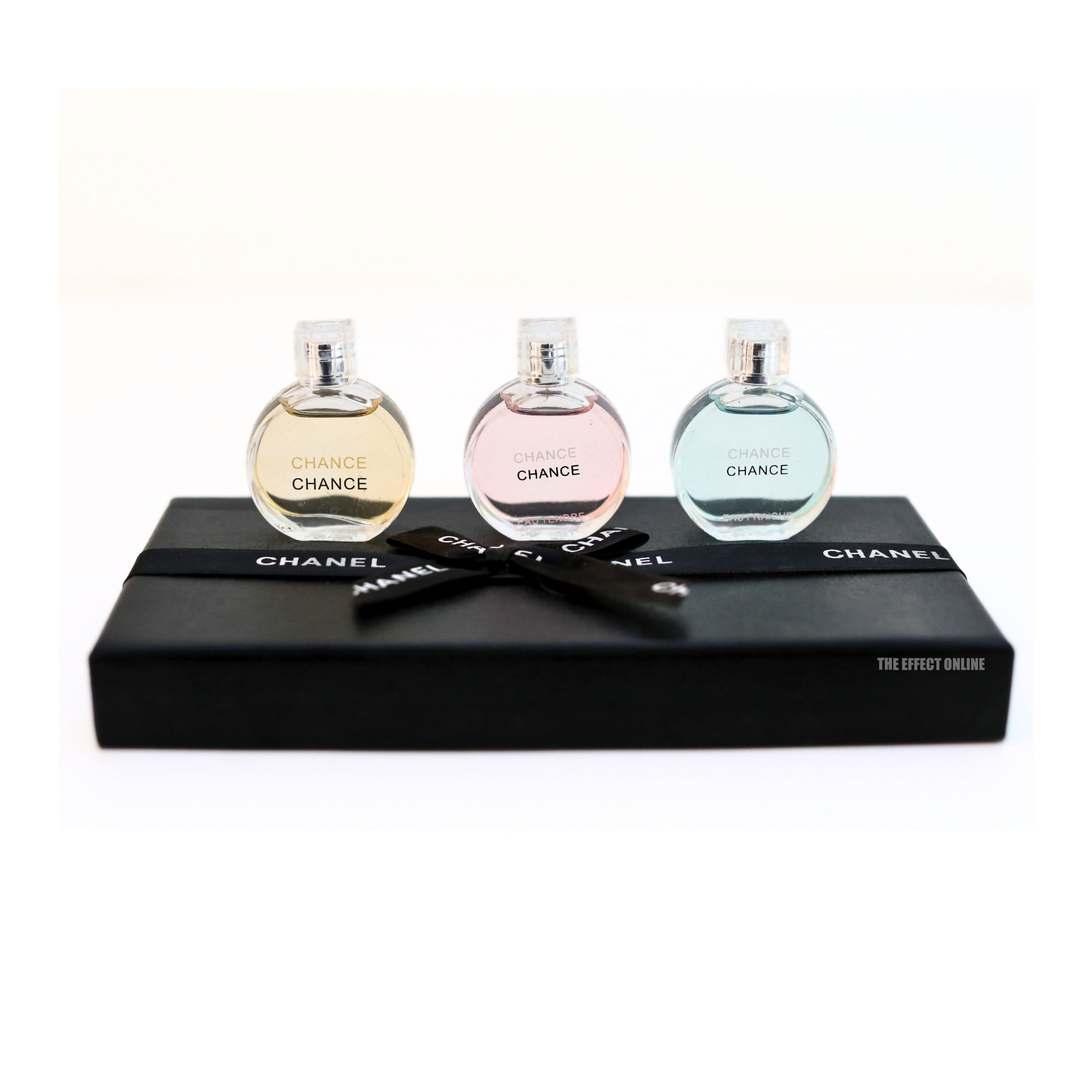 Chanel Perfume Box Long Lasting Perfume Set of 3 The Effect Online