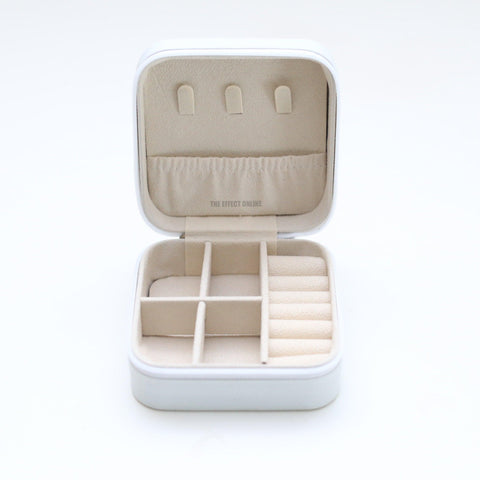 Portable Jewelry Box with Zipper Closure - The Effect Online