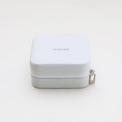 Portable Jewelry Box with Zipper Closure - The Effect Online