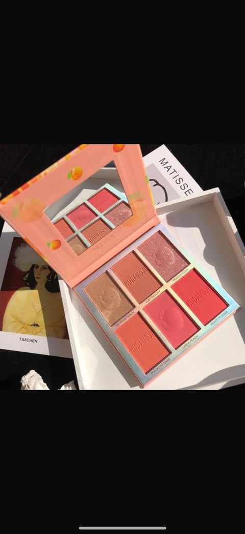 Blush and highlighter