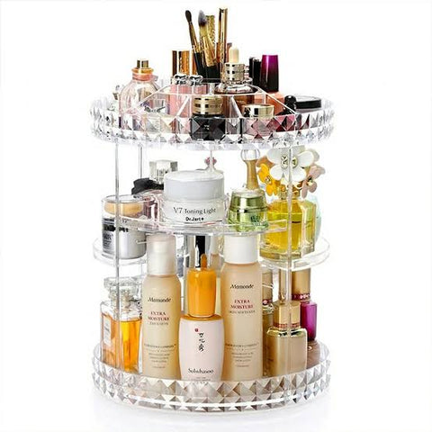 Rotating Makeup Organizer – Effortless Storage, Easy Access