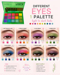 Cecewoon Fruit Punch Eyeshadow Palette | 15 Vibrant Shades
