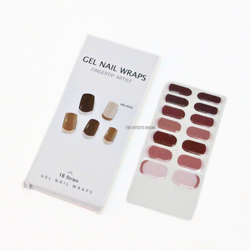 Multi Color Gel Nails Wraps with UV light