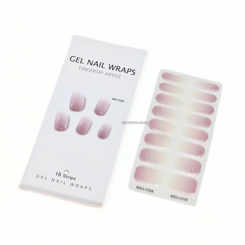 Pink Gel Nail Wraps with UV light - The Effect Online