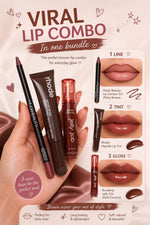 Viral Lip Combo Bundle | Liner + Tint + Gloss 3-Step Set