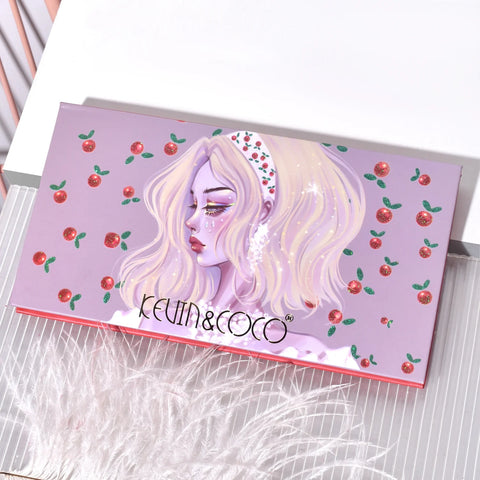 Kevin&Coco 18-COLOR CHERRY GIRL EYESHADOW PALETTE