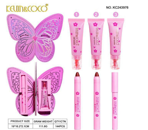 Kevin&Coco Butterfly Kiss lip Gloss Kit