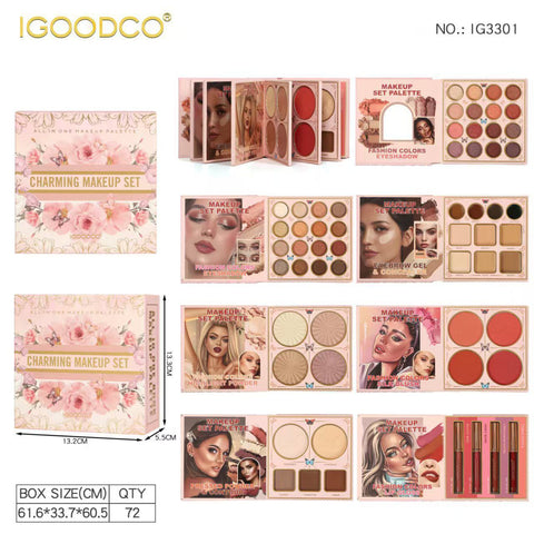 IGOODCO CHARMING MAKEUP SET 7 FOLD