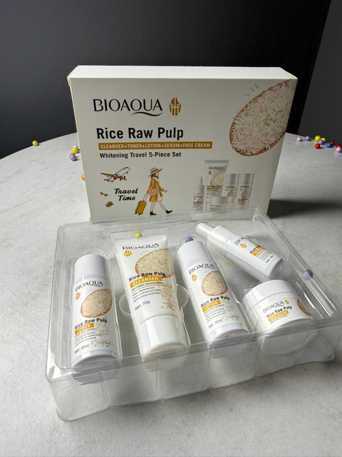BIO AQUA RICE RAW PULP - 5 Piece Set