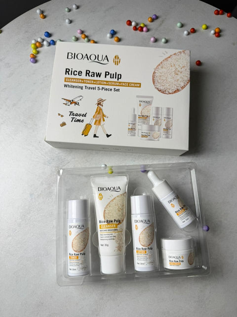 BIO AQUA RICE RAW PULP - 5 Piece Set