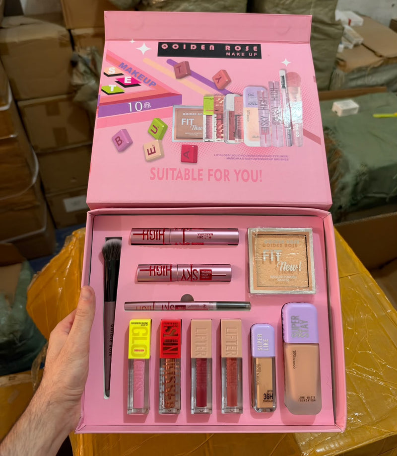 Qoiden Rose Premium Makeup Set