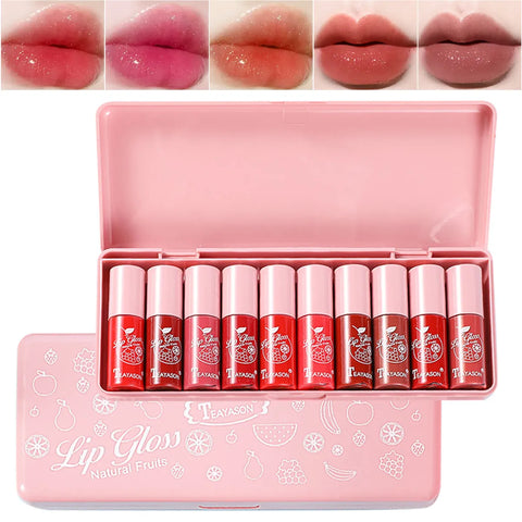 Teayson Lip Glow Pack of 10 Glosses - The Effect Online