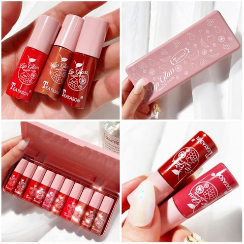 Teayson Lip Glow Pack of 10 Glosses - The Effect Online