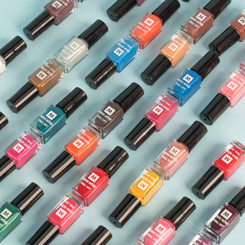 Miss Rose Pack of 36 Peel Off Nail Polishes