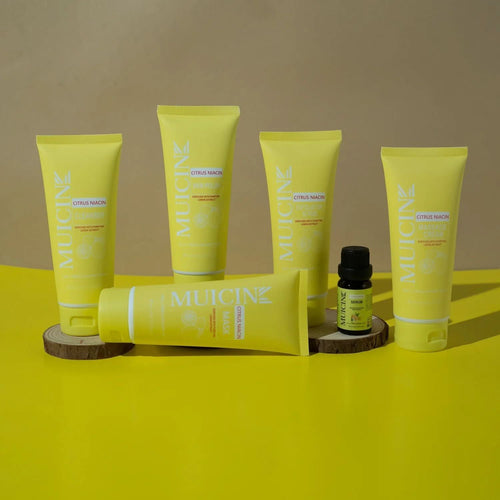 Muicin Citron Niacin Glow & Blow Facial Kit