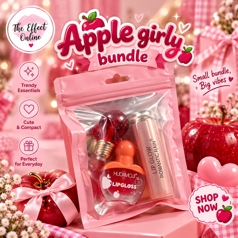 Apple Girly Bundle — 3-in-1 Lip Gloss Gift Set