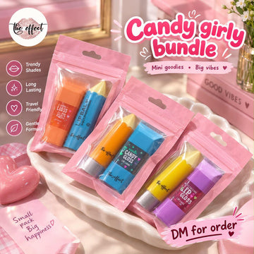 Candy Girly Bundle 2 — Crayon Lip Gloss & Balm Duo
