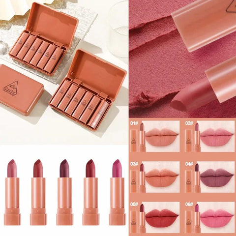 DRAGON RANEE MINI LIPSTICK SET 6 in 1