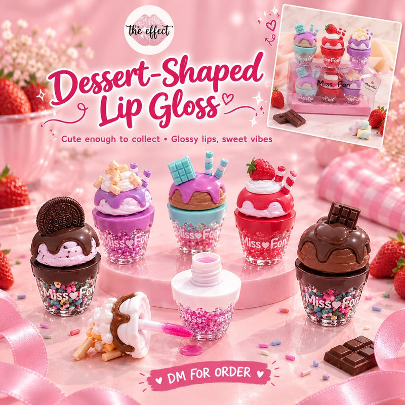 Miss Fon Dessert Lip Gloss - Pack of 3