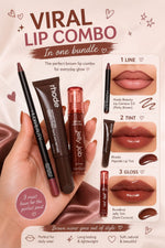 Viral Lip Combo Bundle | Liner + Tint + Gloss 3-Step Set